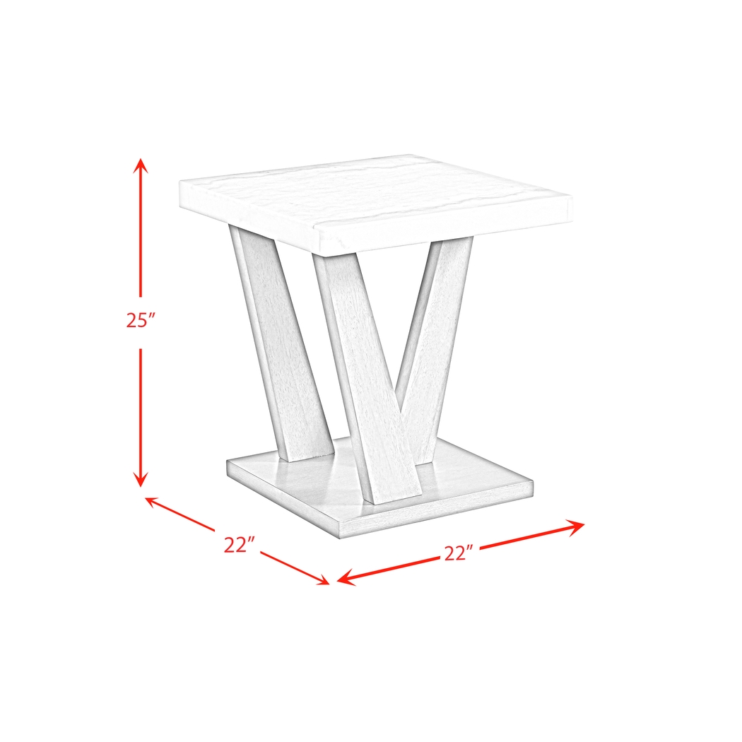 Webgin Gray End Table - Thumbnail - Image 3