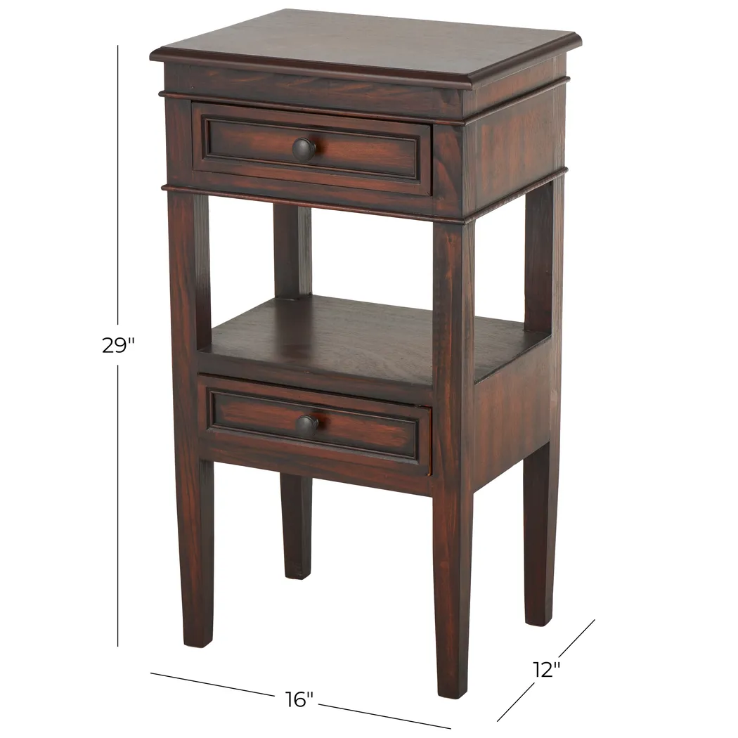 Webrew Brown End Table - Thumbnail - Image 4