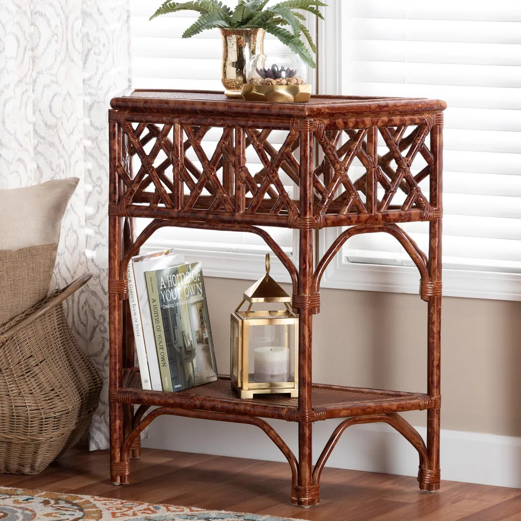 Webwayt Dark Brown Console Table - Thumbnail - Image 2