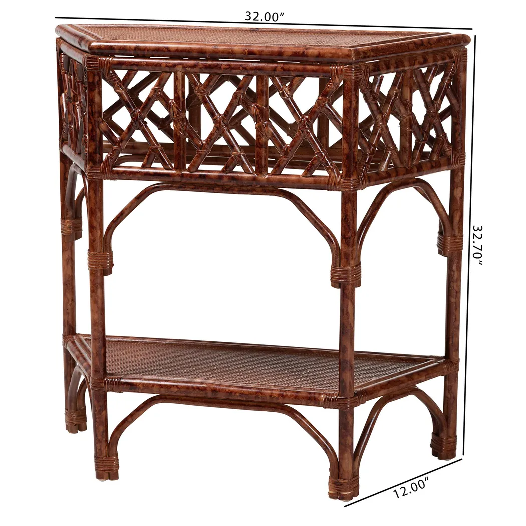 Webwayt Dark Brown Console Table - Thumbnail - Image 7