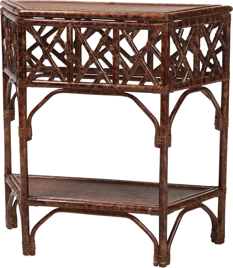 Webwayt Dark Brown Console Table - Thumbnail - Image 1