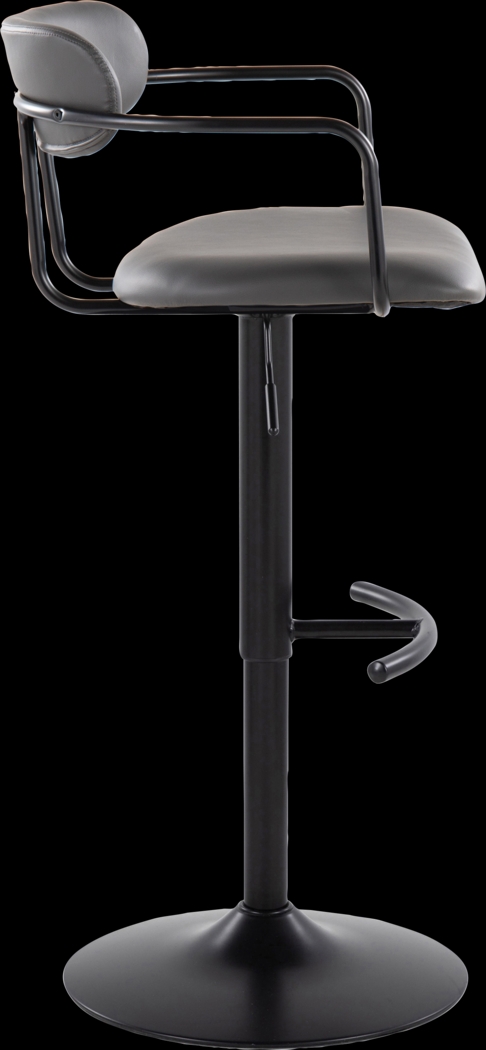 Wedgefeild II Gray Adjustable Barstool, Set of 2 - Thumbnail - Image 9