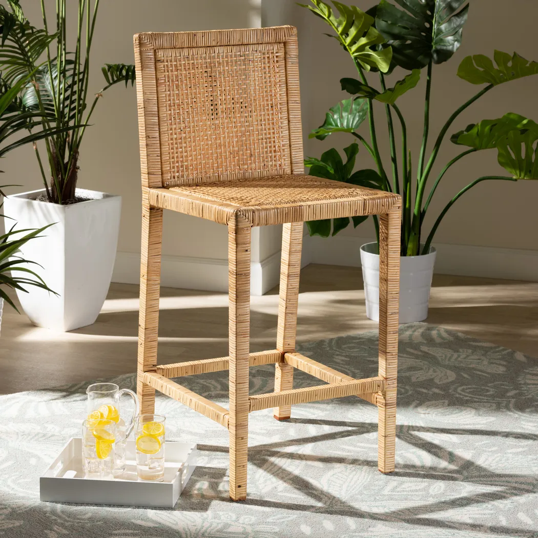 Weehawken Brown Counter Height Stool - Thumbnail - Image 13