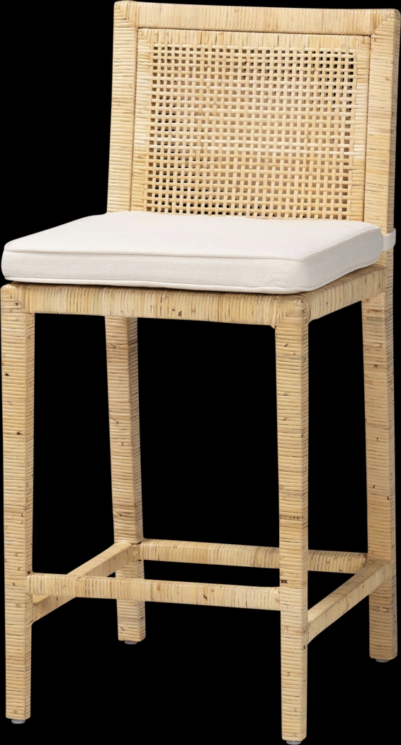Weehawken Brown Counter Height Stool - Thumbnail - Image 1