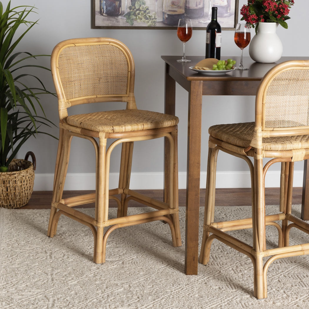 Wehrle Brown Counter Stool - Thumbnail - Image 2