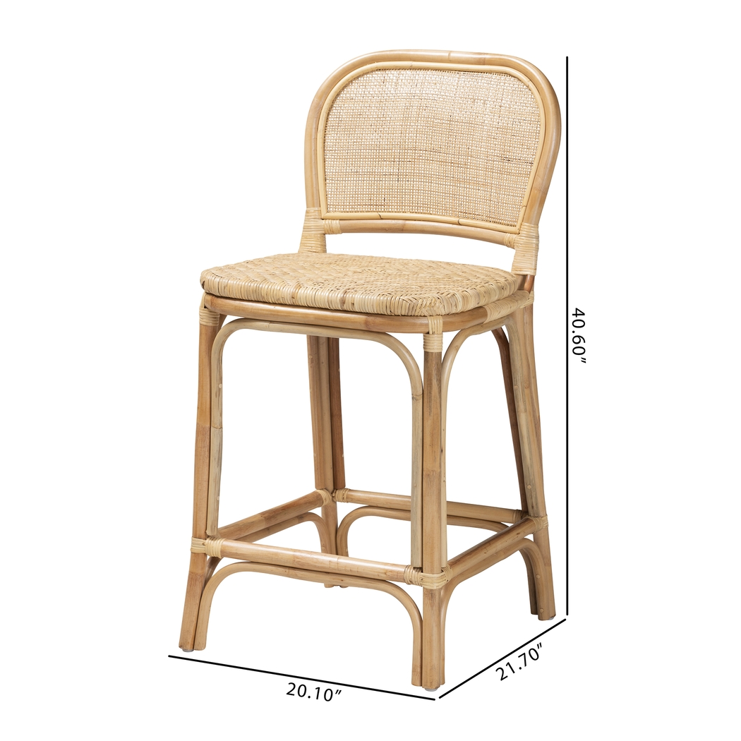 Wehrle Brown Counter Stool - Thumbnail - Image 10