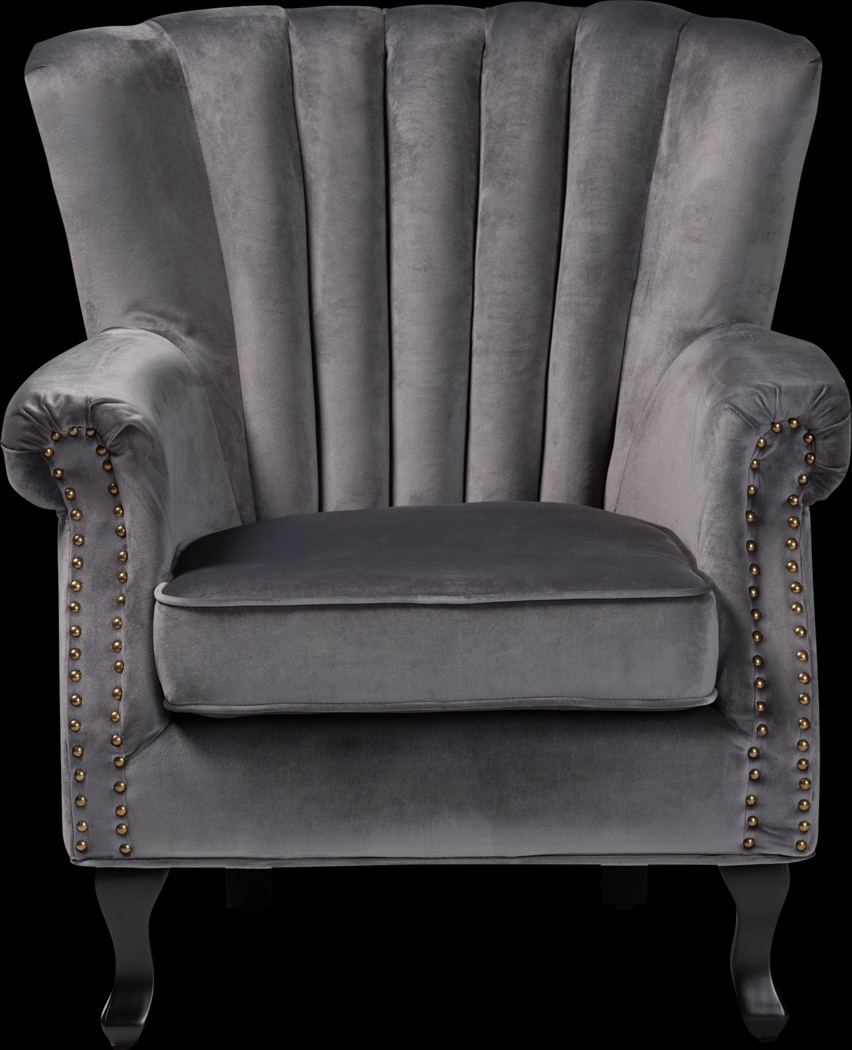Weiblen Gray Accent Chair - Thumbnail - Image 2