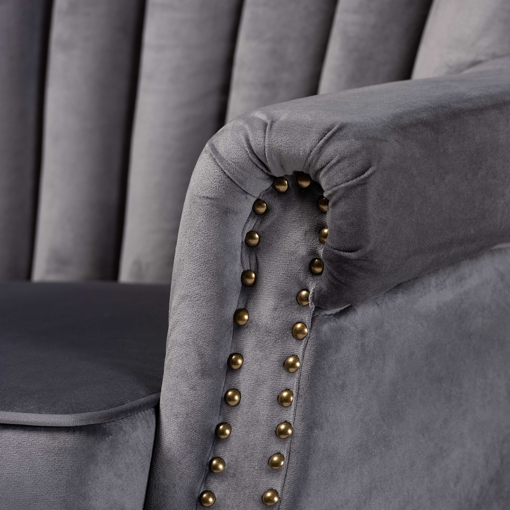 Weiblen Gray Accent Chair - Thumbnail - Image 6