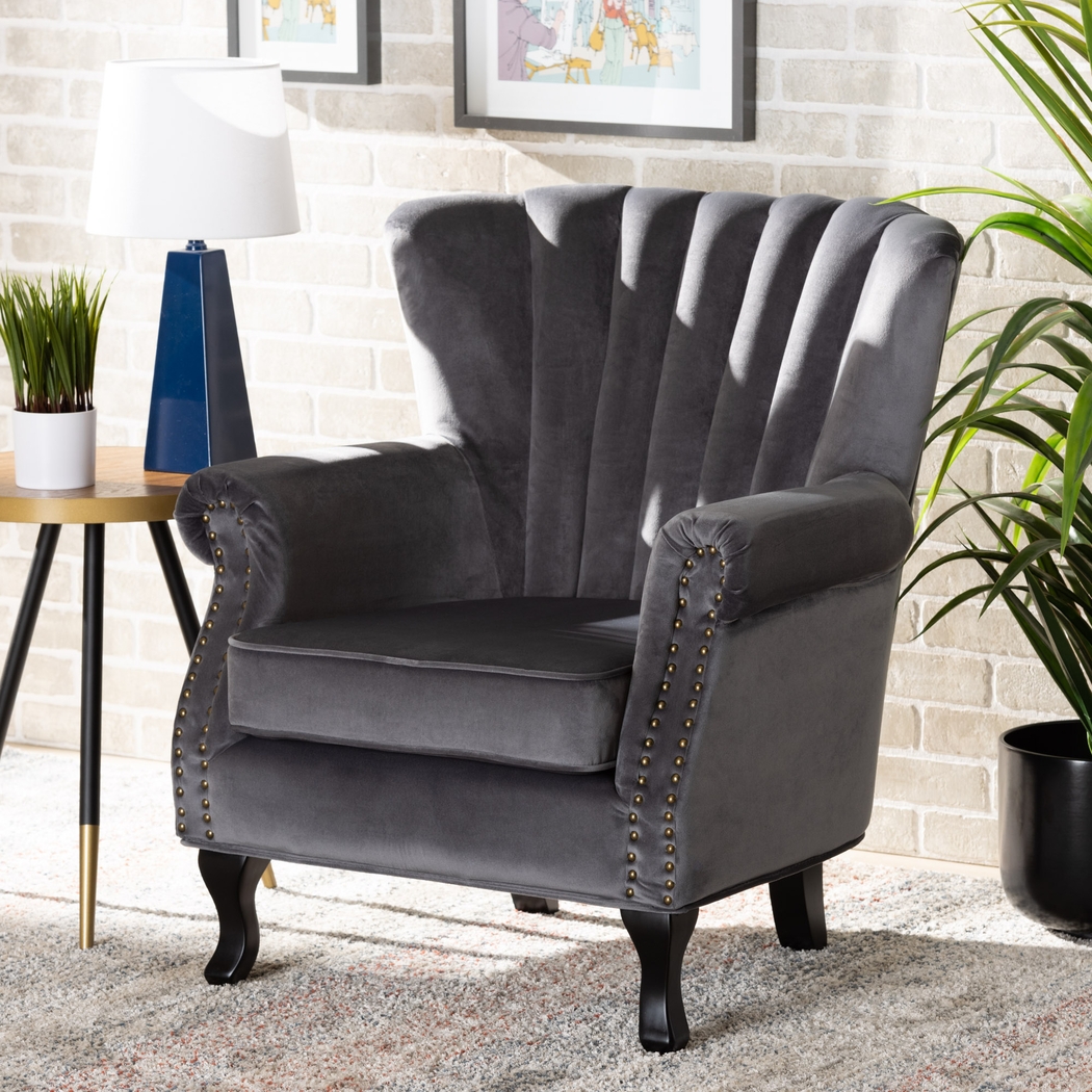 Weiblen Gray Accent Chair - Thumbnail - Image 7
