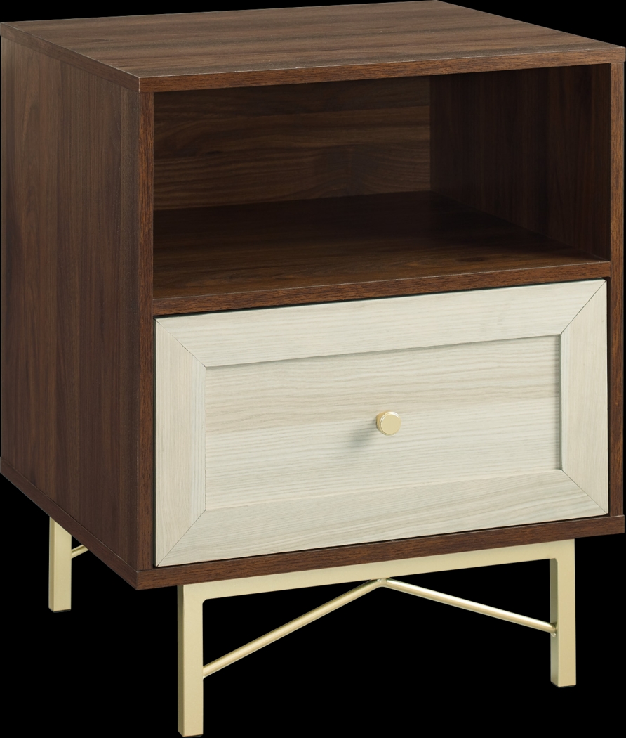 Weighmont White Nightstand - Thumbnail - Image 1