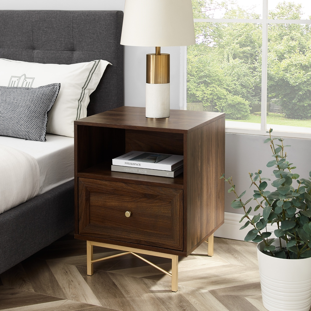 Weighmont Walnut Nightstand - Thumbnail - Image 4