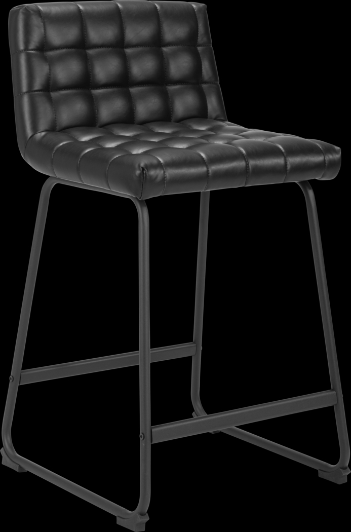 Weiland Black Counter Height Stool, Set of 2 - Thumbnail - Image 2