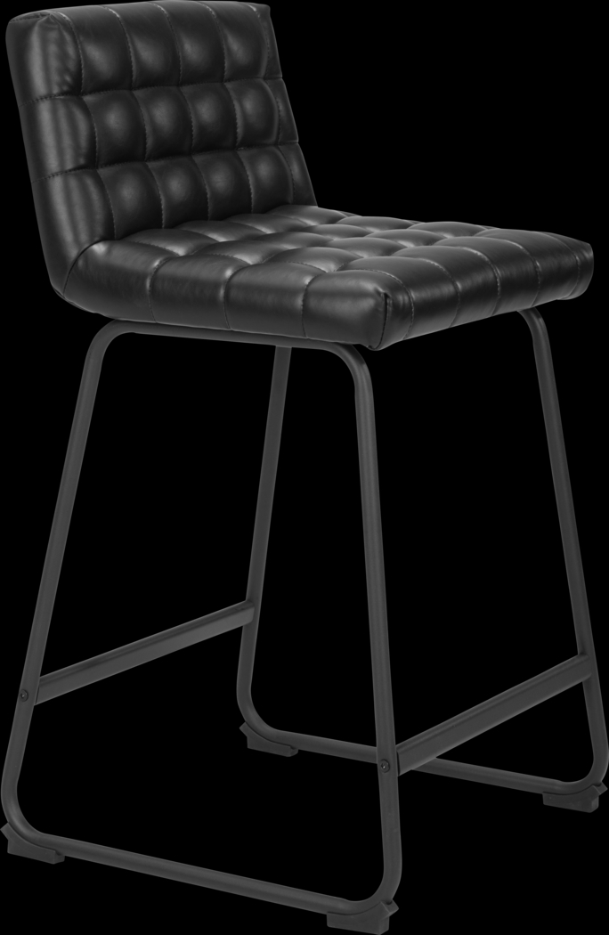 Weiland Black Counter Height Stool, Set of 2 - Thumbnail - Image 3