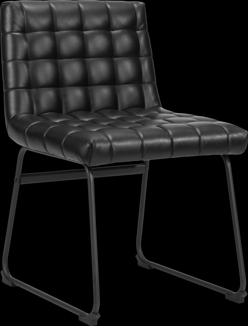 Weiland Black Side Chair, Set of 2 - Thumbnail - Image 2