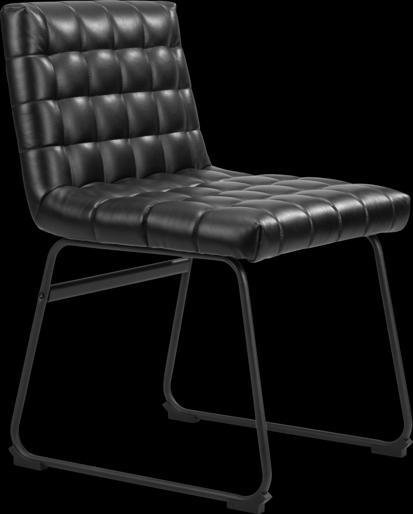 Weiland Black Side Chair, Set of 2 - Thumbnail - Image 4