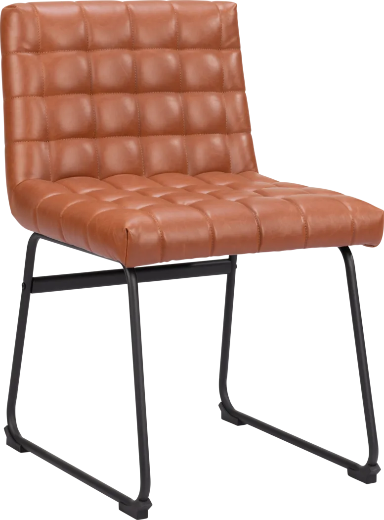 Weiland Brown Side Chair, Set of 2 - Thumbnail - Image 2