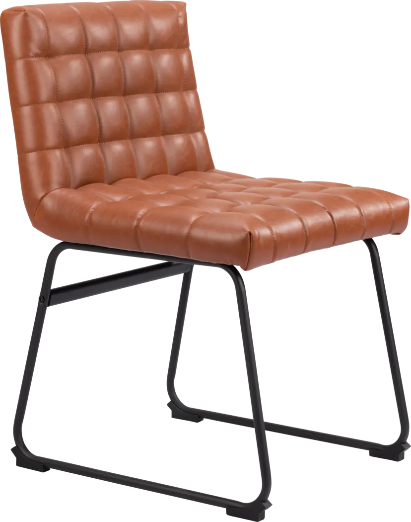 Weiland Brown Side Chair, Set of 2 - Thumbnail - Image 3
