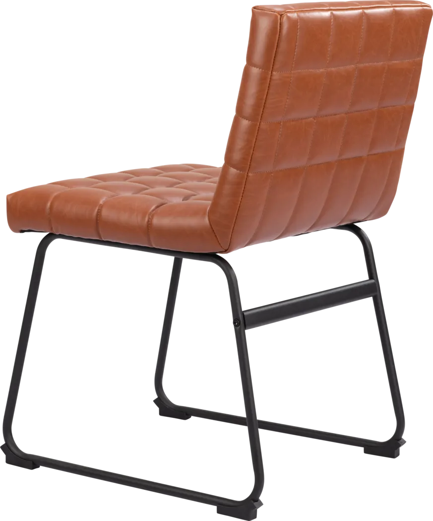 Weiland Brown Side Chair, Set of 2 - Thumbnail - Image 6