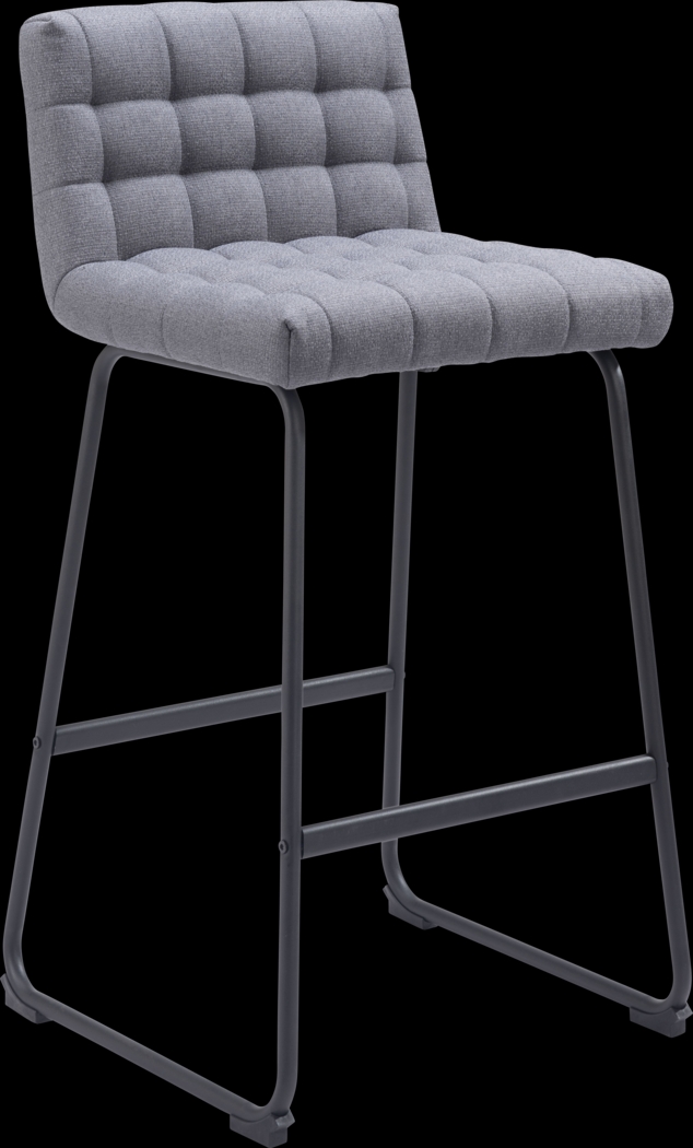 Weiland Gray Barstool, Set of 2 - Thumbnail - Image 2