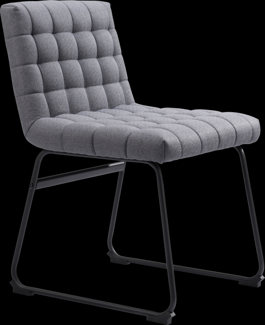 Weiland Gray Side Chair, Set of 2 - Thumbnail - Image 3
