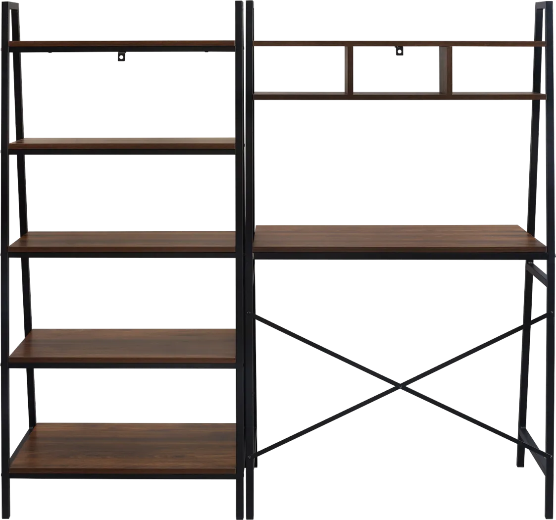 Weisbrook I Walnut Desk - Thumbnail - Image 3