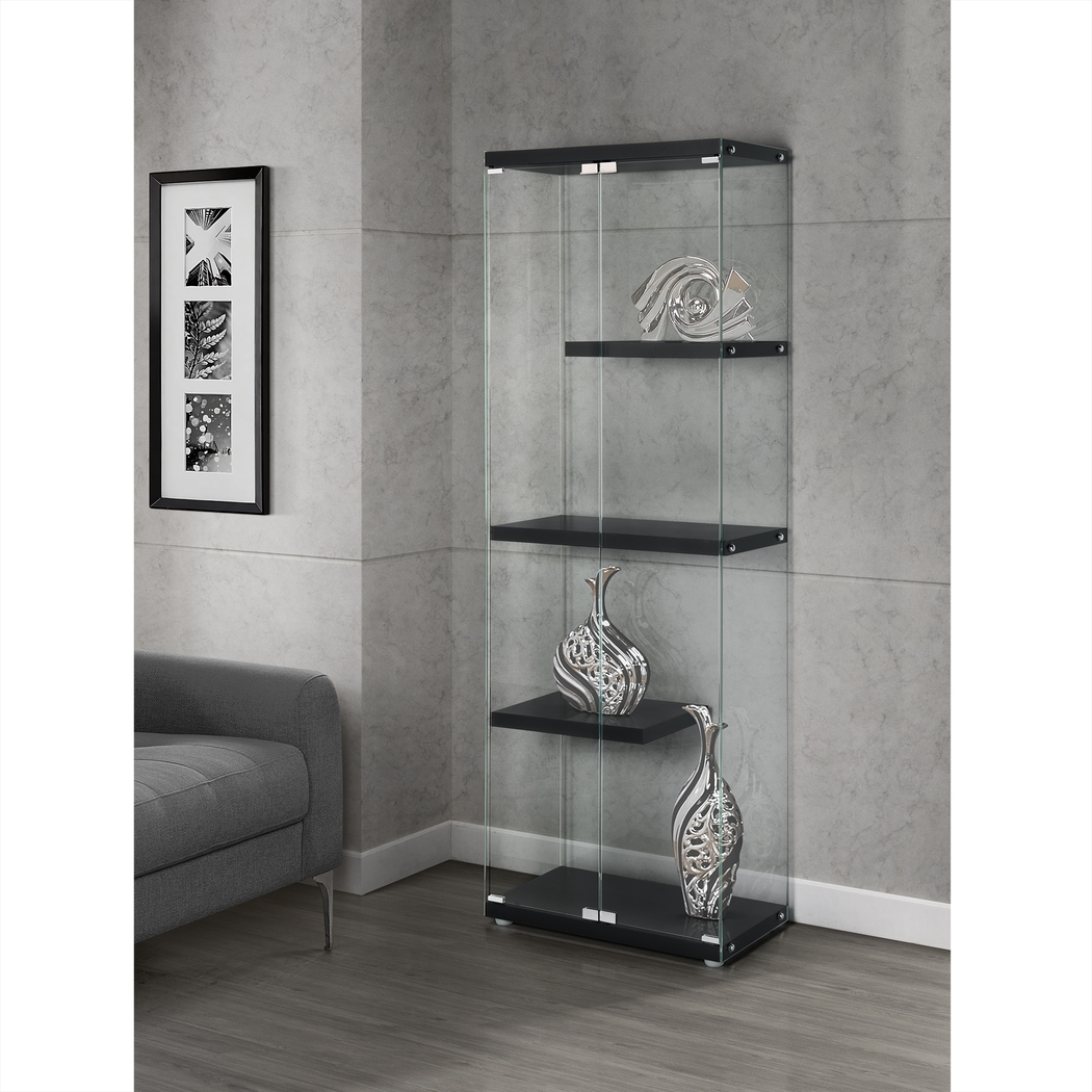 Wekesa Black Display Shelf - Thumbnail - Image 2