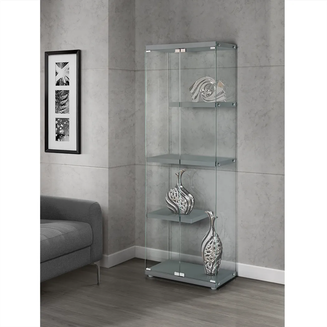 Wekesa Gray Display Shelf - Thumbnail - Image 2