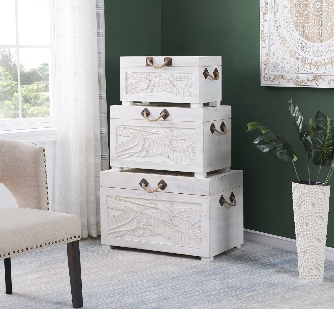 Weldwood White Nesting Tables, Set of 3 - Thumbnail - Image 6