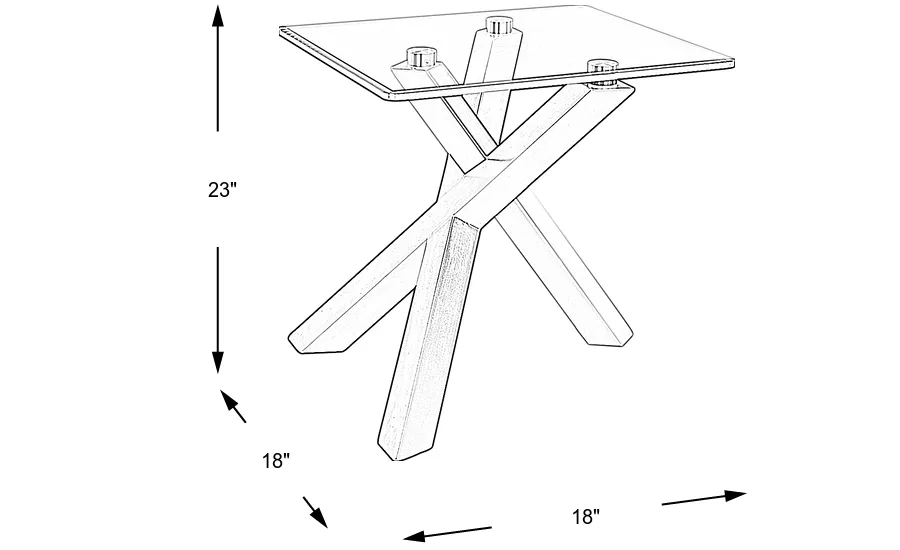 Dimension Image. Please refer to the Dimension Tab on this page for dimension details.