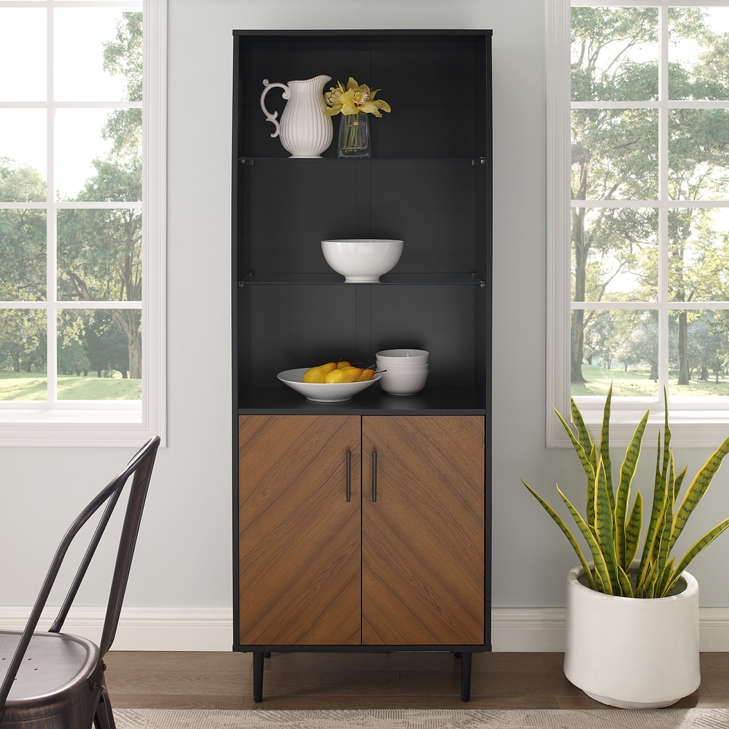Wellcrest Black Bookcase - Thumbnail - Image 5