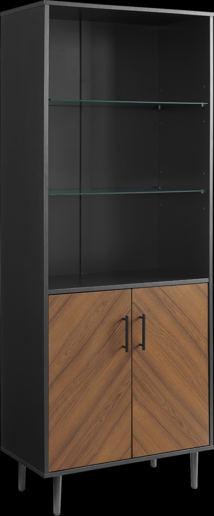 Wellcrest Black Bookcase - Thumbnail - Image 1
