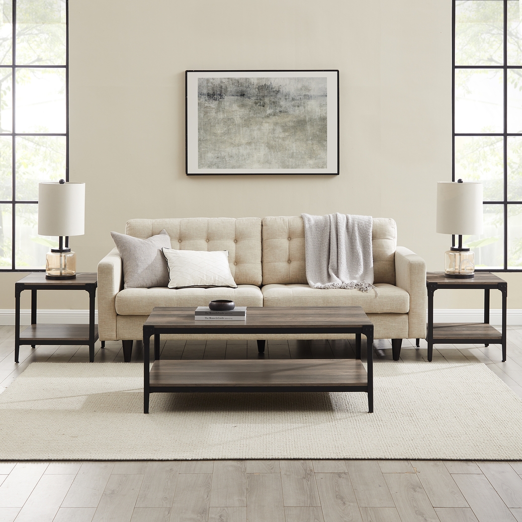 Wellhelm Gray Occasional Set, Set of 3 - Thumbnail - Image 2