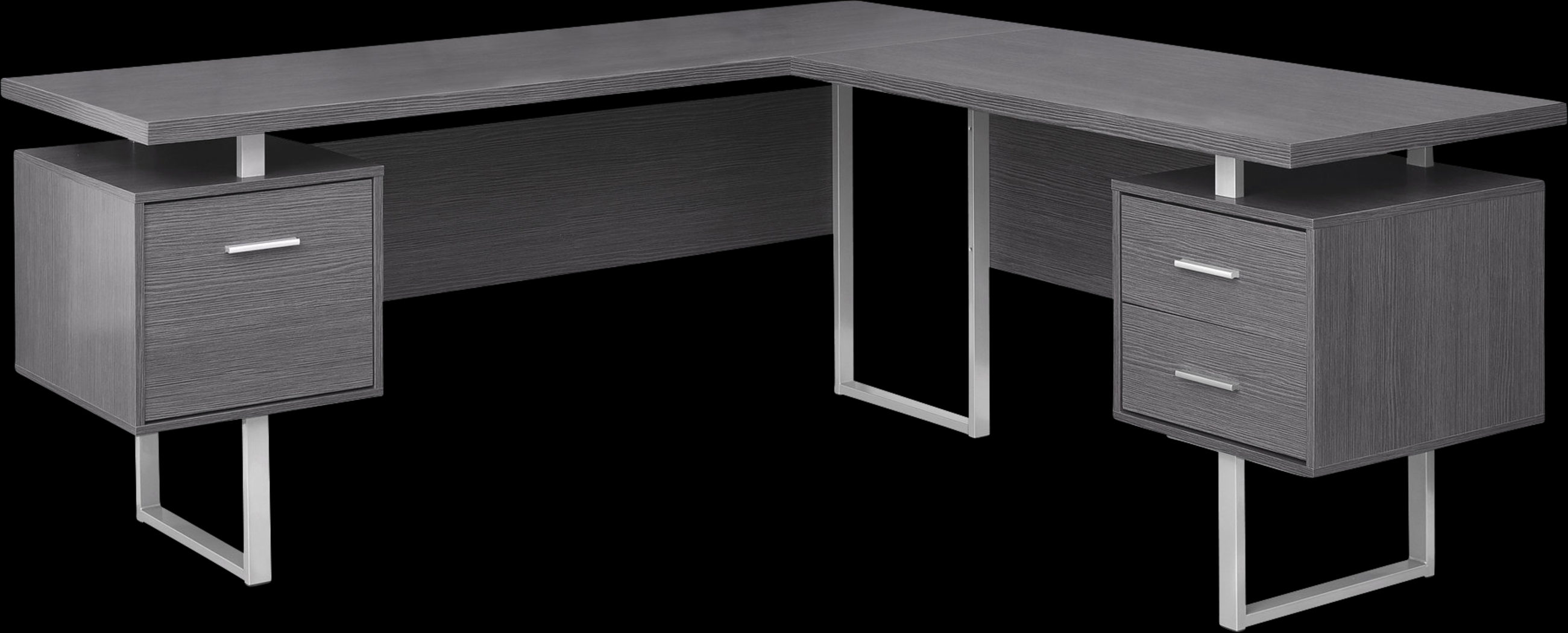 Wellyn Gray Desk - Thumbnail - Image 1