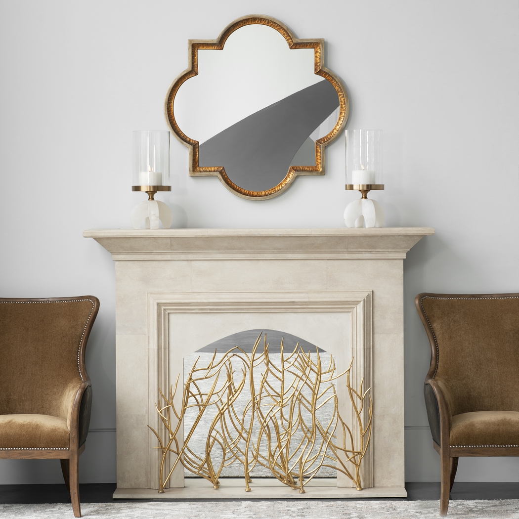 Welyn Gold Fireplace Screen - Thumbnail - Image 2