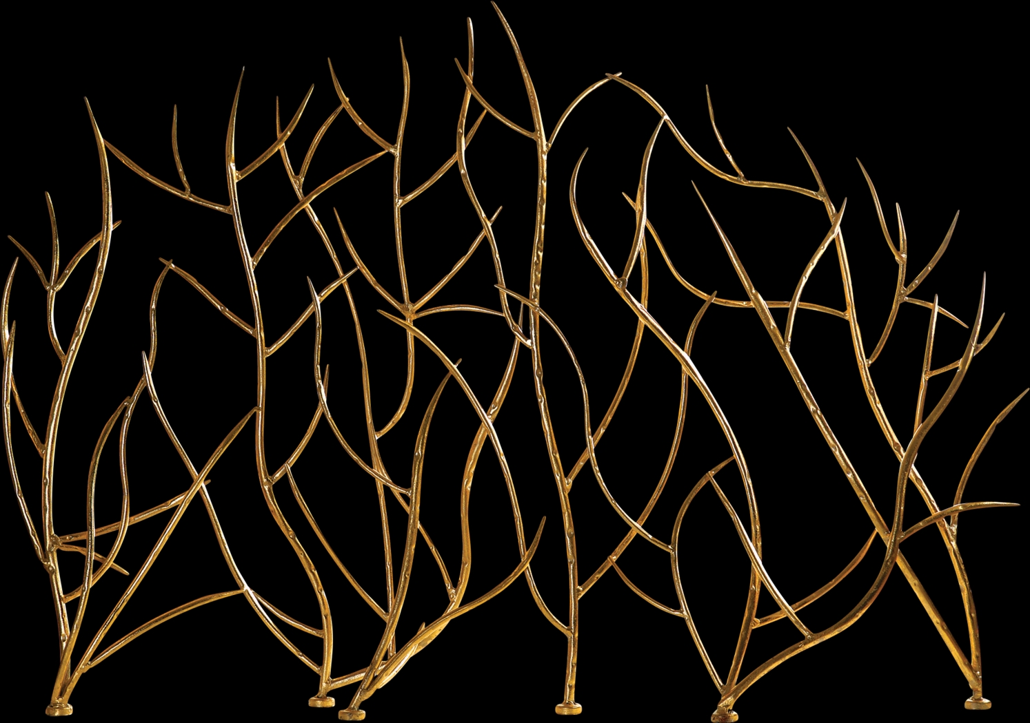 Welyn Gold Fireplace Screen - Thumbnail - Image 1