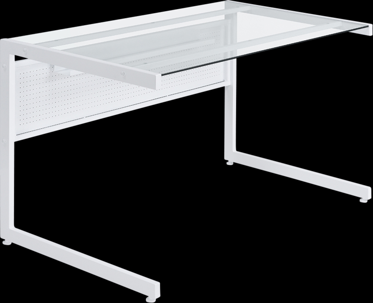 Wencel White Desk - Thumbnail - Image 2