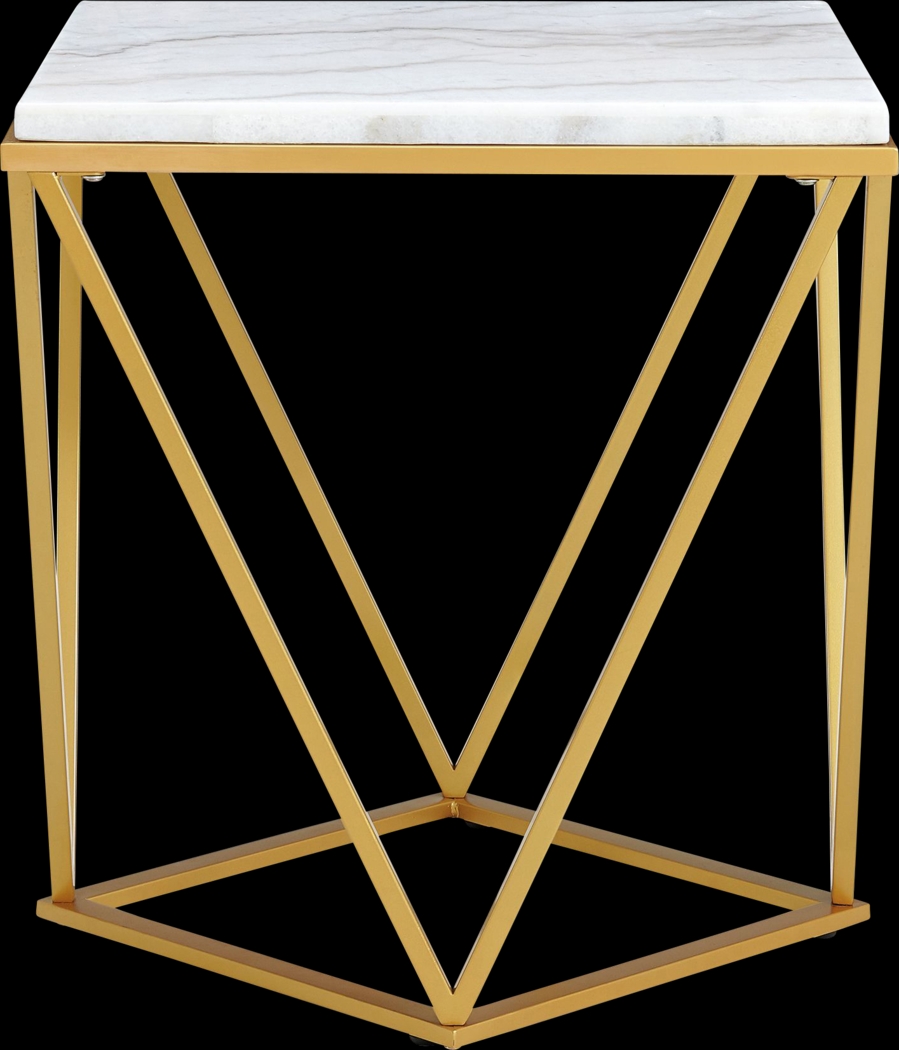 Wendan Gold End Table - Thumbnail - Image 3