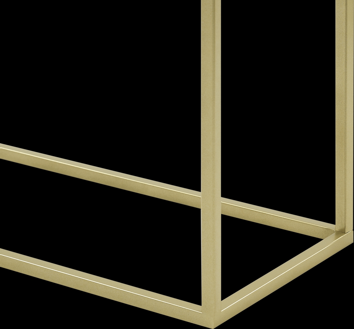 Wendeller Gold Sofa Table - Thumbnail - Image 3