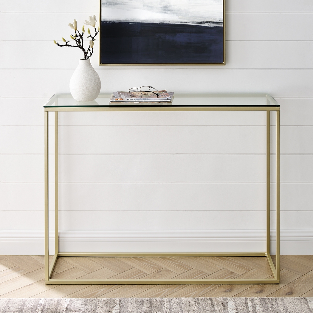 Wendeller Gold Sofa Table - Thumbnail - Image 4
