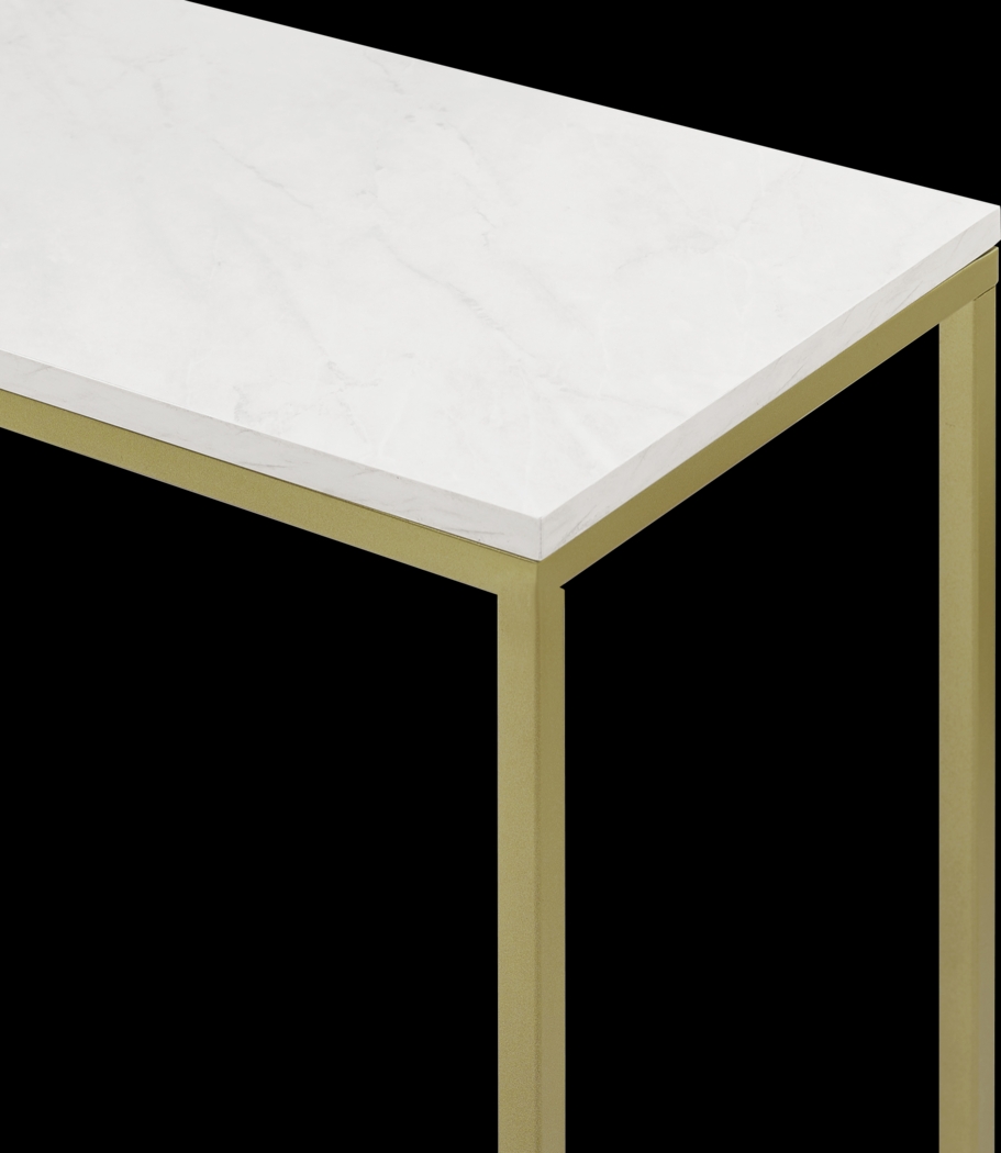 Wendeller White Sofa Table - Thumbnail - Image 3