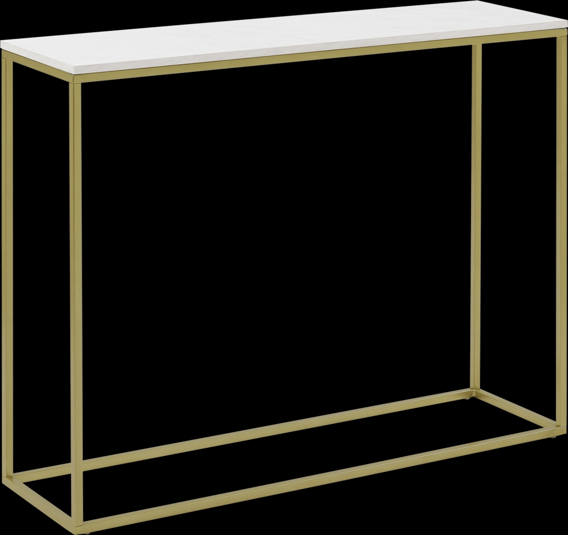 Wendeller White Sofa Table - Thumbnail - Image 1