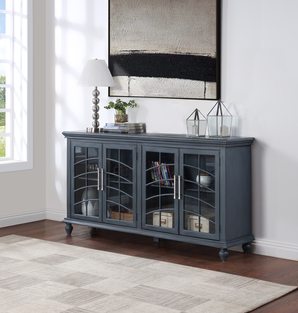 Wendiann Blue Credenza - Thumbnail - Image 2