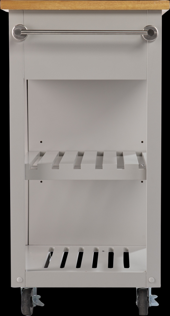 Wendsover Gray Kitchen Island - Thumbnail - Image 2