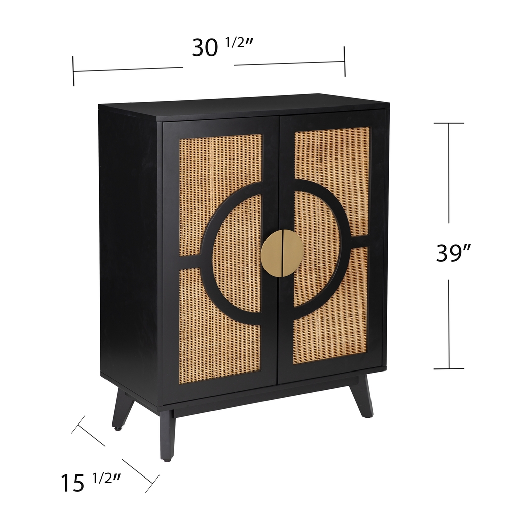 Wenesly Black Accent Cabinet - Thumbnail - Image 7