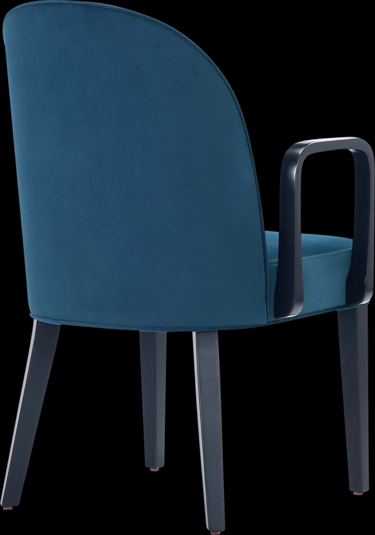 Wennes Blue Arm Chair - Thumbnail - Image 5
