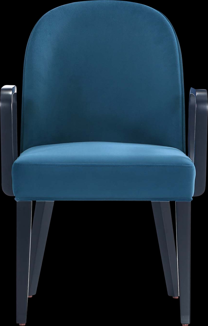 Wennes Blue Arm Chair - Thumbnail - Image 1