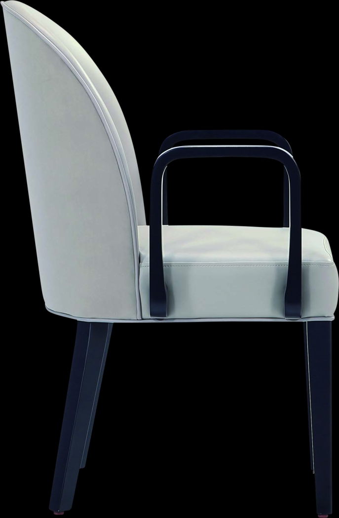 Wennes Light Gray Arm Chair - Thumbnail - Image 4