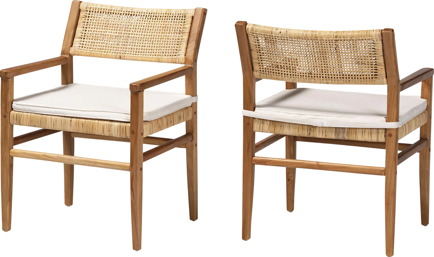 Wensyn II Brown Arm Chair, Set of 2 - Thumbnail - Image 1