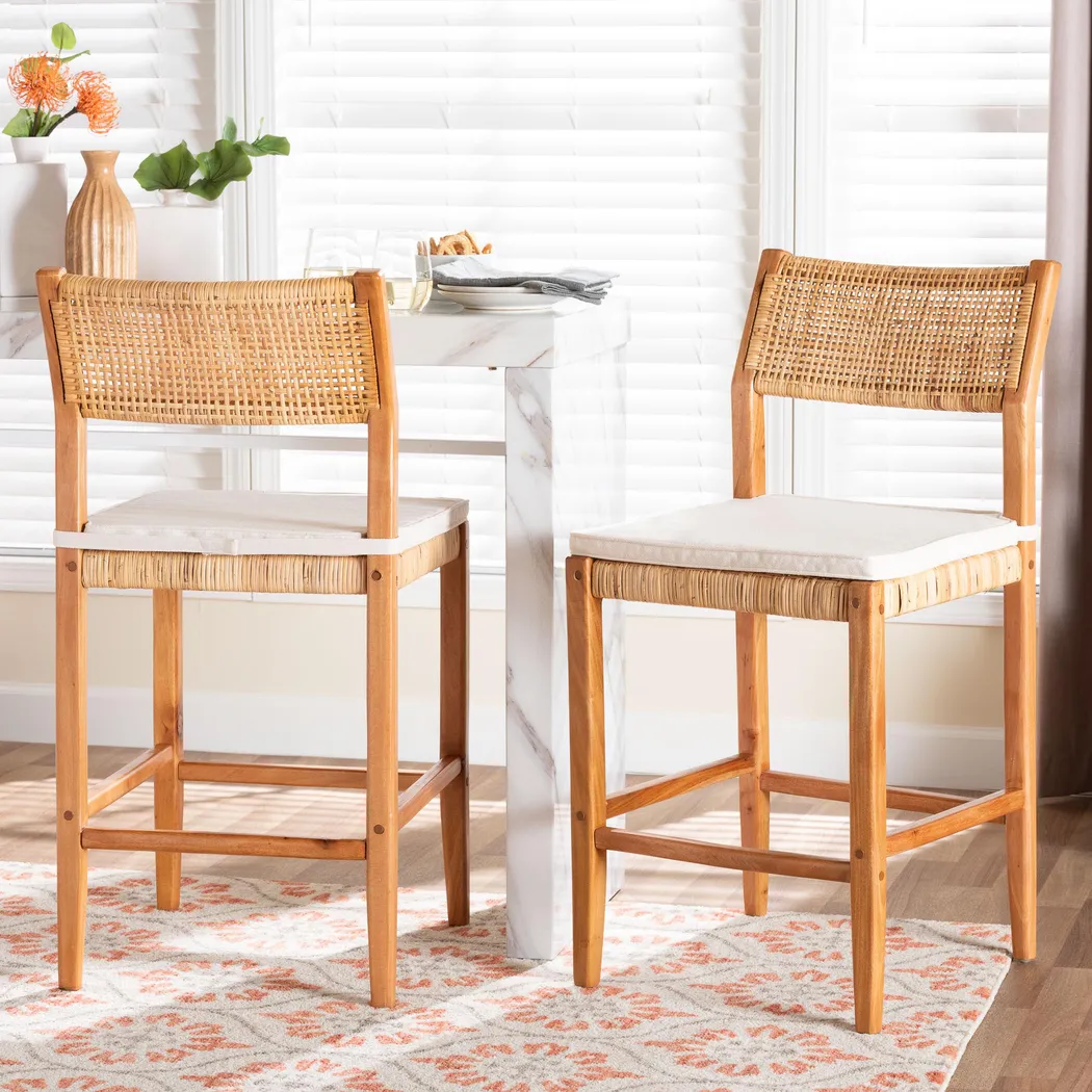Wensyn III Brown Counter Height Stool, Set of 2 - Image 2