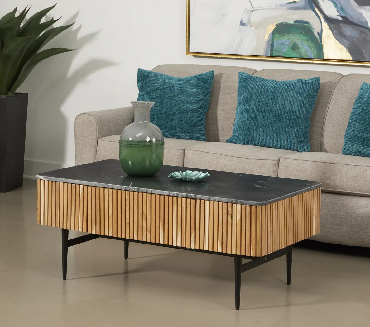 Wentwirth Natural Cocktail Table - Thumbnail - Image 2